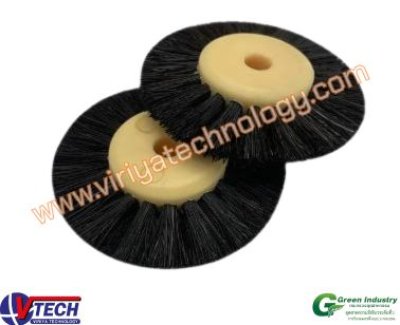 113-2 แปรงล้อกลมขนหมู