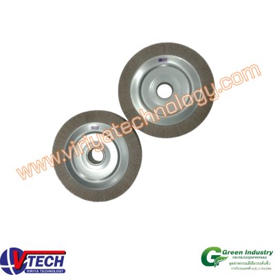 113-9 แปรงล้อกลม ขนอลูมิเนียมออกไซด์ (AO)