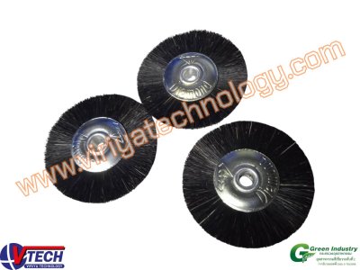 113-1 แปรงล้อกลมขนม้า