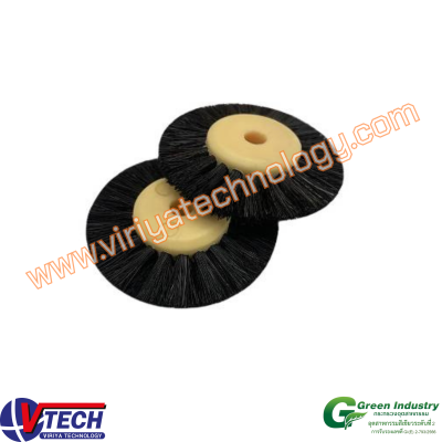 113-1 แปรงล้อกลมขนม้า