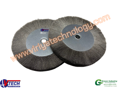 113-5 แปรงล้อกลมขนลวดสแตนเลส