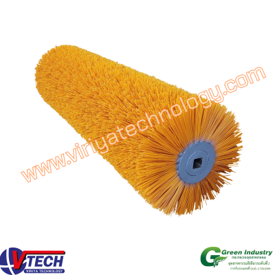 114-3R แปรงกวาดถนนขนไนล่อน (แบบลูกกลิ้ง)