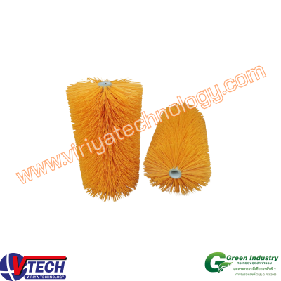 114-3R แปรงกวาดถนนขนไนล่อน (แบบลูกกลิ้ง)