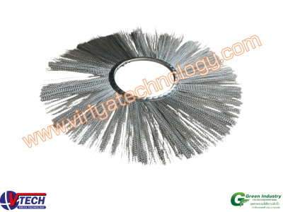 114-4 แปรงกวาดถนนขนลวด (แบบแผ่น)