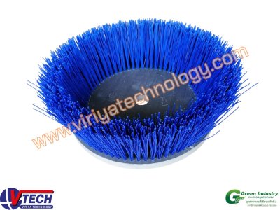 114-3D แปรงกวาดถนนขนไนล่อน (แบบจาน)