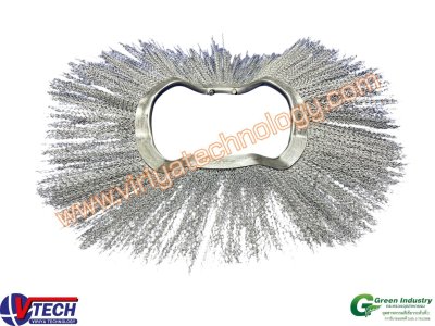 114-4 แปรงกวาดถนนขนลวด (แบบแผ่น)