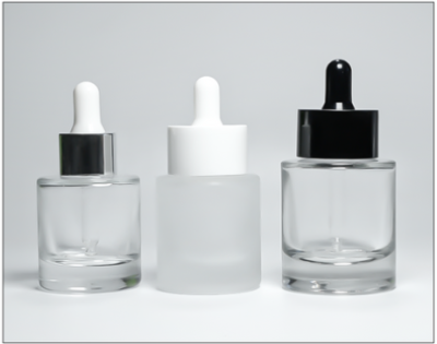 [COSS]ขวดแก้วคอ20 ( Glass bottle Neck 20 )  รุ่น T20Ft-40 / TF20Ft-30 / T20Ft-30 แพ็กเกจเครื่องสำอางสำหรับบรรจุเซรั่ม สารสกัดเครื่องสำอาง ขวดแบ่งทดลอง