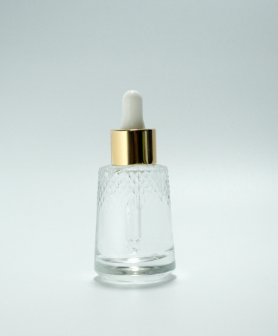 [COSS] ขวดแก้วคอ 20  ( Glass Bottle Neck 20 )  รุ่นT20EM ดรอปเปอร์ขนาด 30 ml ใส่เซรั่ม น้ำหอม เอสเซ้นต์ ขวดแบ่ง ภาชนะ