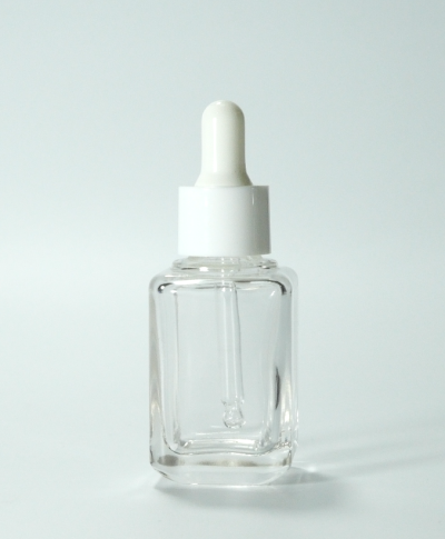 [COSS] ขวดแก้วคอ 20  ( Glass Bottle Neck 20 )  รุ่นT20SQ ดรอปเปอร์ขนาด 30 ml ใส่เซรั่ม น้ำหอม เอสเซ้นต์ ขวดแบ่ง ภาชนะ