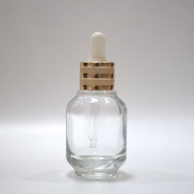 [COSS] ขวดแก้วคอ 20  ( Glass Bottle Neck 20 )  รุ่นT20BU ดรอปเปอร์ขนาด 30ml ใส่เซรั่ม น้ำหอม เอสเซ้นต์ ขวดแบ่ง ภาชนะ