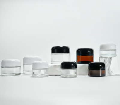 [COSS] กระปุกแก้วพร้อมฝา ( Glass Jar Neck All ) รุ่น ( All Model ) 5ml. 10ml. 15ml. 20ml. 50ml. สำหรับบรรจุสกินแคร์และเครื่องสำอาง