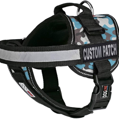 Unimax Multi Purpose Dog Harness Blue Camo XL 36”-46” N0204-22