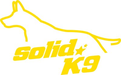 Slip leash with rubber grip handle Solid K9