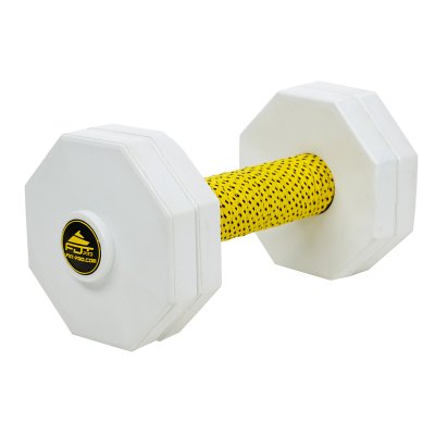 'Indispensable Trainer' Wooden Dog Dumbbell with French Linen Coil 1000g WD16W