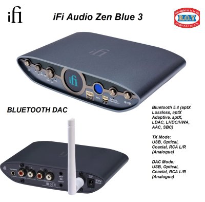 IFI AUDIO  ZEN Blue 3  Bring lossless Bluetooth to your Hi-Fi or headphone