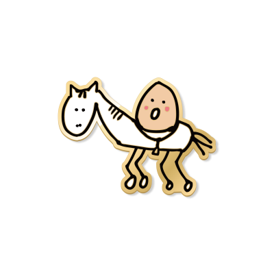 KENTARO SAKAGUCHI - PIN BADGE 3 (HANDWRITTEN DESIGN)