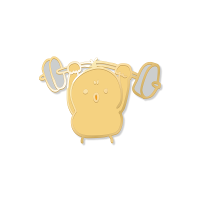 KENTARO SAKAGUCHI - PIN BADGE 5 (HANDWRITTEN DESIGN)