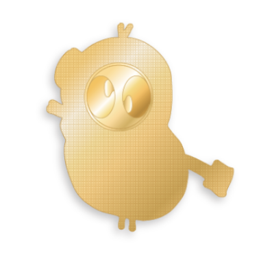 KENTARO SAKAGUCHI - PIN BADGE 4 (HANDWRITTEN DESIGN)