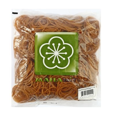 หนังยาง วงใหญ่ สีเหลืองใส ขนาด 500 กรัม/แพ็ค