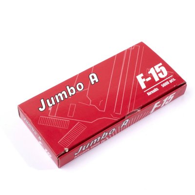 ตะปูยิงไม้ขาเดี่ยว ยาว 15 มม. กว้าง 1.25 มม. หนา 1 มม. รุ่น F-15 บรรจุ 5,000 ตัว/กล่อง (จัมโบ้ เอ)