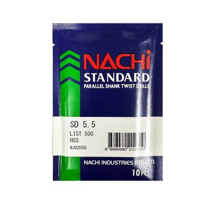 NACHI (นาชิ)  L500_5.00 - 5.50 MM. ดอกสว่าน HSS (ไฮสปีด)