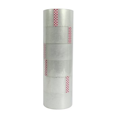 เทปปิดกล่อง OPP ตราเรือใบ สีใส  2" x 40 หลา (36.5 เมตร)