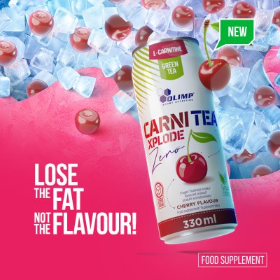 Olimp Carni Tea Xplode Zero Cherry 330 ml x 24 PCS