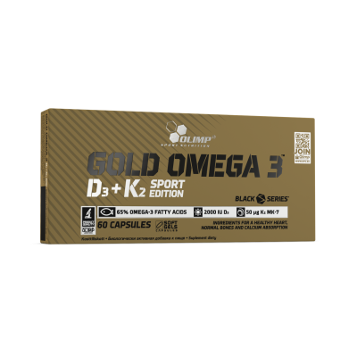 Olimp Gold Omega3 D3+K2 Sport Edition 60 Caps