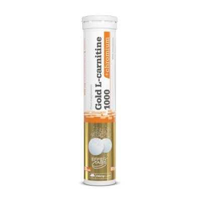 Olimp Gold L-Carnitine 1000 + Chromium Effer Orange 20 Taps