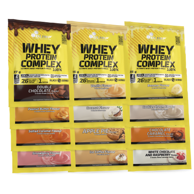 Olimp Whey Protein Complex 35-37 g x 6 ซอง หรือ คละรส 12 ซอง