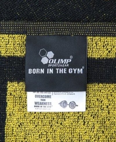Olimp Towel Black & Yellow 70 x 140 cm