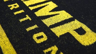 Olimp Towel Black & Yellow 70 x 140 cm