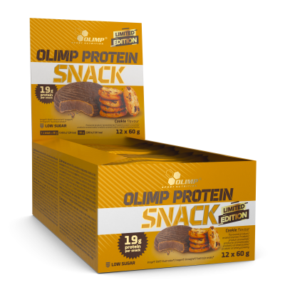 Olimp Olimp Protein Snack  60 g x 4 ชิ้น หรือ x12 ชิ้น (1 Box)