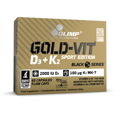 Olimp Gold-Vit D3+K2 60 Flow Caps