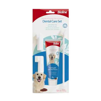 ไบโอไลน์ ชุดแปรงและยาสีฟัน สำหรับสุนัขและแมว