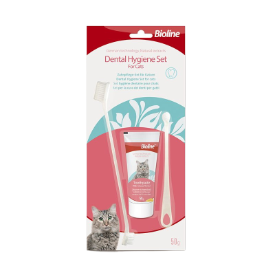 ไบโอไลน์ ชุดแปรงและยาสีฟัน สำหรับสุนัขและแมว