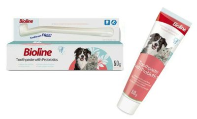 ไบโอไลน์ ชุดแปรงและยาสีฟัน สำหรับสุนัขและแมว