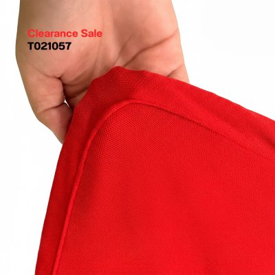 ผ้าคลุมหน้าโต๊ะแบบเหลี่ยม ผ้ามองตากูร์ สีแดง