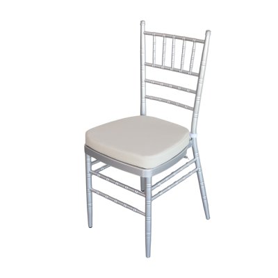 เก้าอี้จัดเลี้ยง ชิวารี่ (Chiavari) สีเงิน