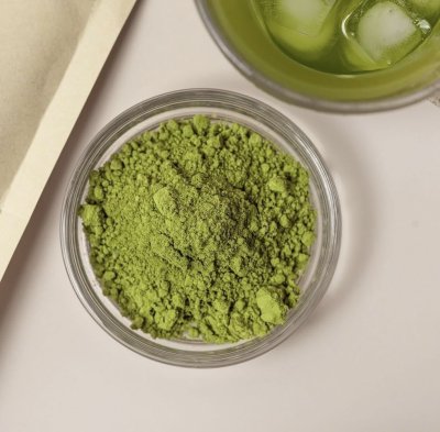 มัทฉะชาเขียว Matcha ฟรีแก้วเชค เกรดพรีเมี่ยม ตราภูรีเฮิร์บ