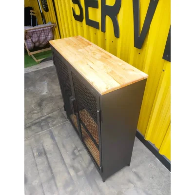 ตู้เหล็กแบบบานพับ 4 ชั้น มีให้เลือก 2 สี