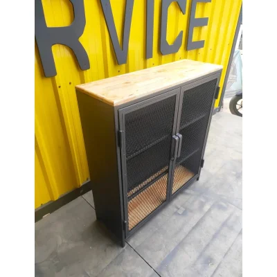 ตู้เหล็กแบบบานพับ 4 ชั้น มีให้เลือก 2 สี