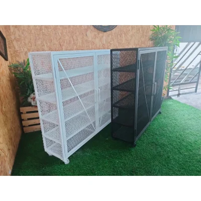 ชั้นวางรองเท้า 6 ชั้นบานพับ