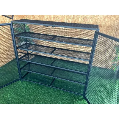 ชั้นวางรองเท้า 6 ชั้นบานพับ