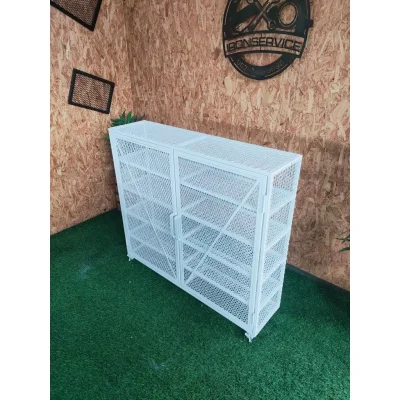 ชั้นวางรองเท้า 6 ชั้นบานพับ