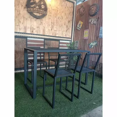 โต๊ะตะแกรงเหล็ก เก้าอี้เหล็ก โต๊ะตะแกรงเหล็ก เก้าอี้เหล็ก