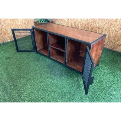 ตู้ไม้เก็บของไม้+บานตะแกรง