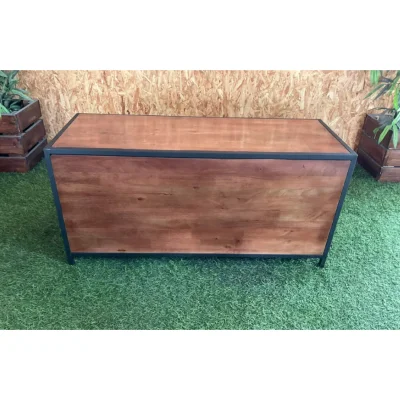 ตู้ไม้เก็บของไม้+บานตะแกรง