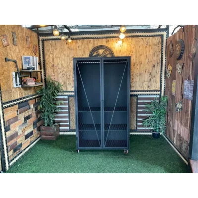 ตู้เก็บของ มีราวแขวน มีล้อเลื่อน