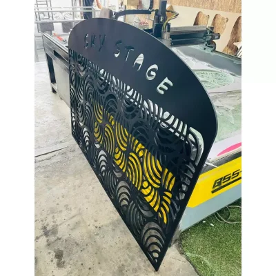 พลาสวูดลายฉลุ ฉากกั้น กั้นรั้ว กั้นห้อง กั้นระเบียง